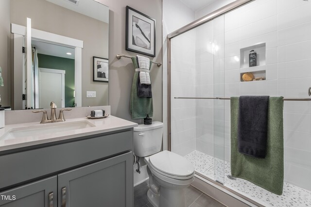 318 Ivy Ridge Rd, Chapel Hill, NC 27516 - full bath featuring a shower stall, toilet, and vanity