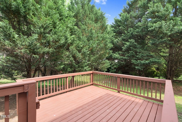 8820 Waynick Dr, Raleigh, NC 27617 - view of wooden terrace