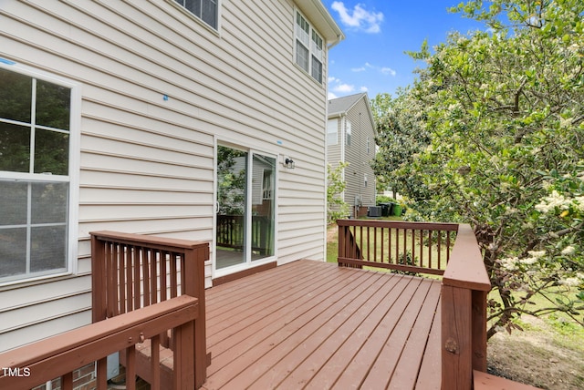 8820 Waynick Dr, Raleigh, NC 27617 - view of wooden deck
