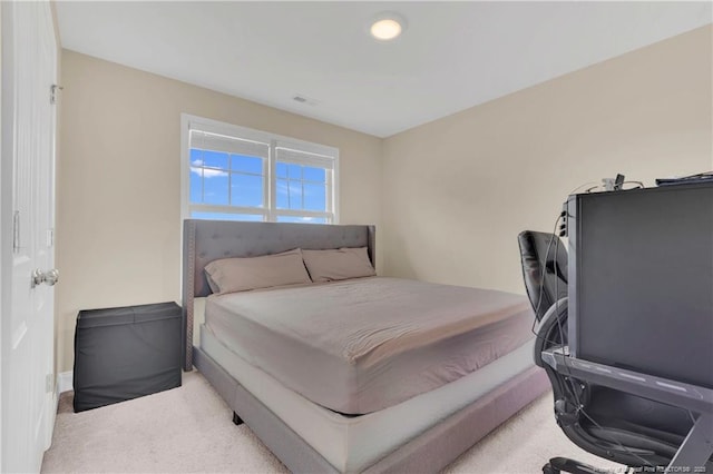 bedroom with carpet flooring