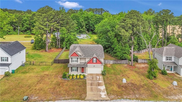 aerial view of property and surrounding area