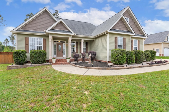 182 Brendamoore Ct, Fuquay Varina, NC 27526 - view of front of house with a porch