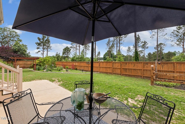 182 Brendamoore Ct, Fuquay Varina, NC 27526 - view of patio with outdoor dining space