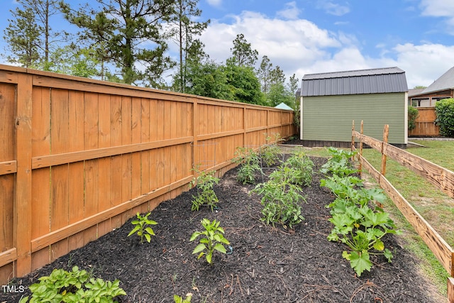 182 Brendamoore Ct, Fuquay Varina, NC 27526 - fenced backyard with a vegetable garden