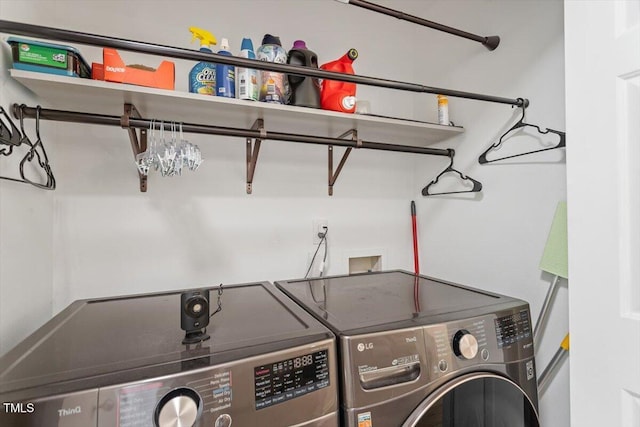 111 Killam Ct Unit 2A, Cary, NC 27513 - laundry room featuring separate washer and dryer