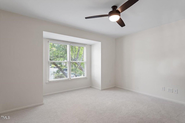 111 Killam Ct Unit 2A, Cary, NC 27513 - carpeted spare room featuring a ceiling fan and baseboards