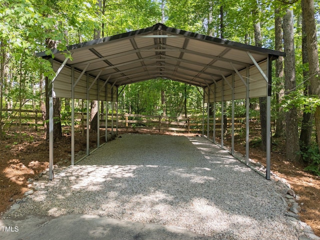 120 Harmony Hill Ln, Cary, NC 27513 - view of parking / parking lot with a carport