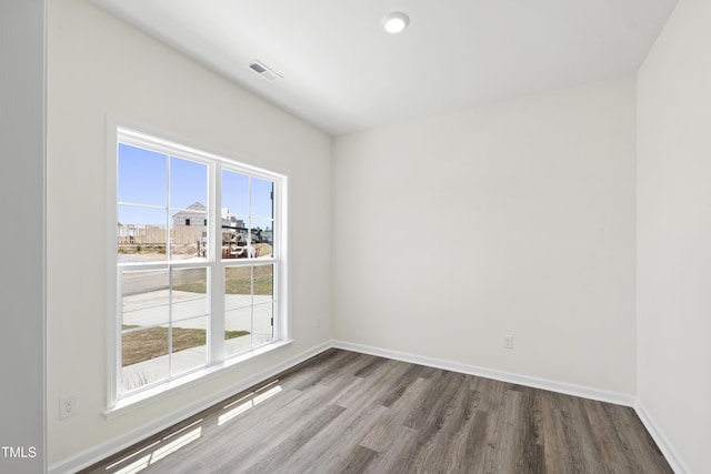 50 Rosewood Ln, Youngsville, NC 27596 - unfurnished room with wood finished floors and baseboards
