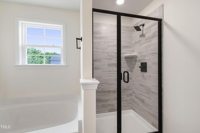 50 Rosewood Ln, Youngsville, NC 27596 - full bath featuring a garden tub and a shower stall