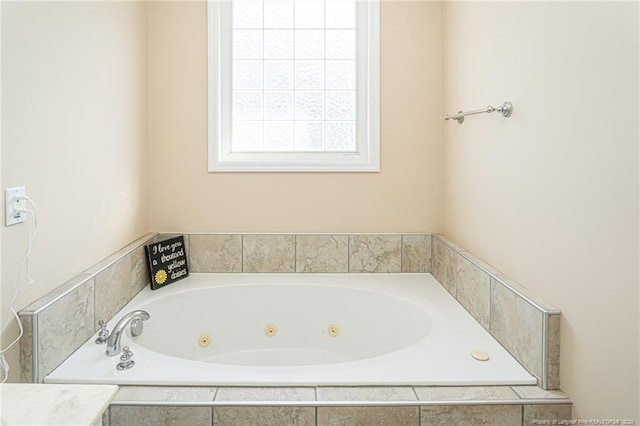 3024 Metthame Dr, Fayetteville, NC 28306 - full bathroom featuring a tub with jets