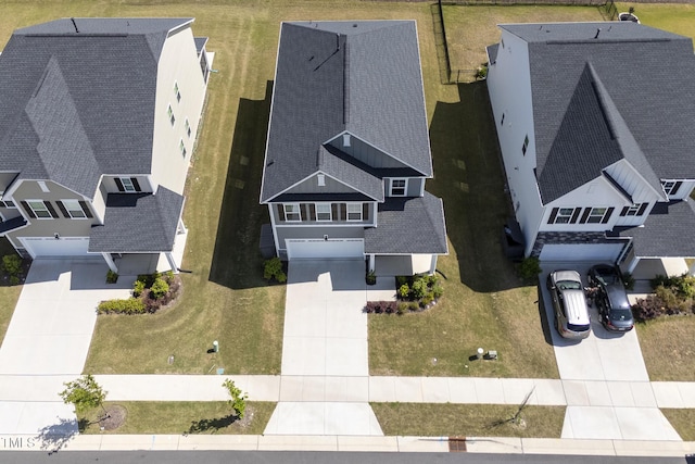 view from above of property