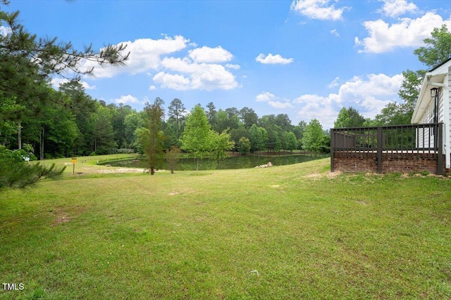 1969 Bowles Ave, Creedmoor, NC 27522 - view of green lawn with a water view