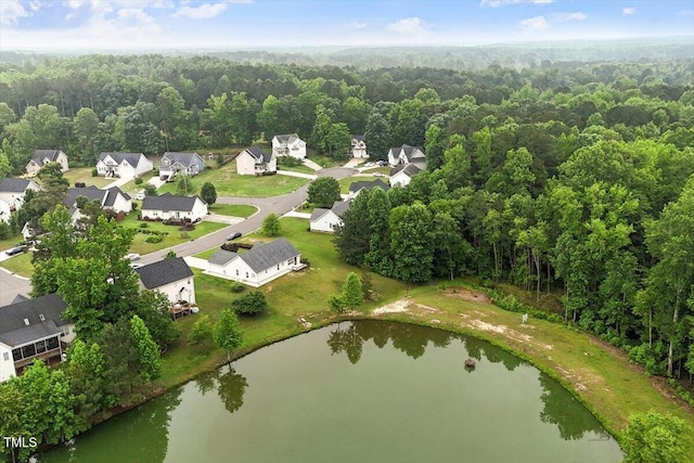 1969 Bowles Ave, Creedmoor, NC 27522 - view of property location featuring a heavily wooded area, a large body of water, and nearby suburban area