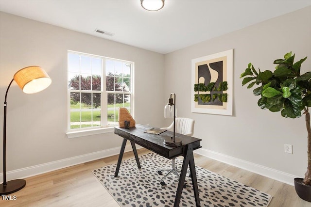 1969 Bowles Ave, Creedmoor, NC 27522 - office space with baseboards and light wood finished floors