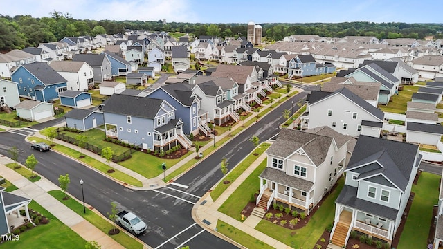 825 Abbyberry Dr, Wake Forest, NC 27587 - aerial perspective of suburban area