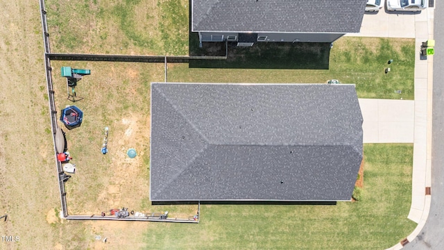 view from above of property