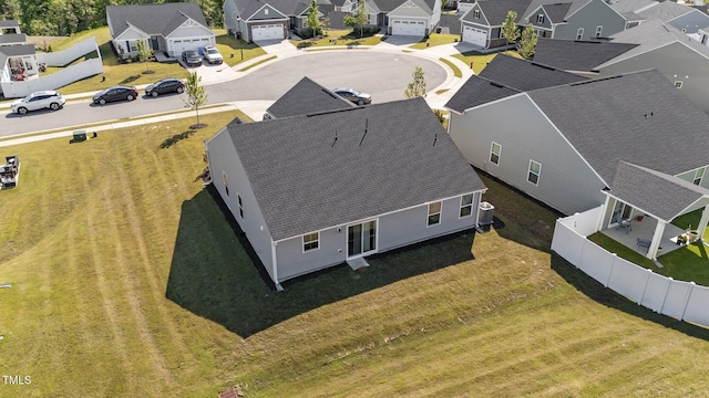 aerial perspective of suburban area