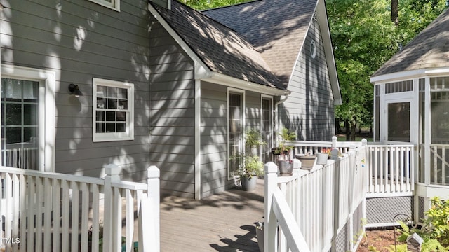 6517 Hidden Pond Rd, Wendell, NC 27591 - view of wooden deck