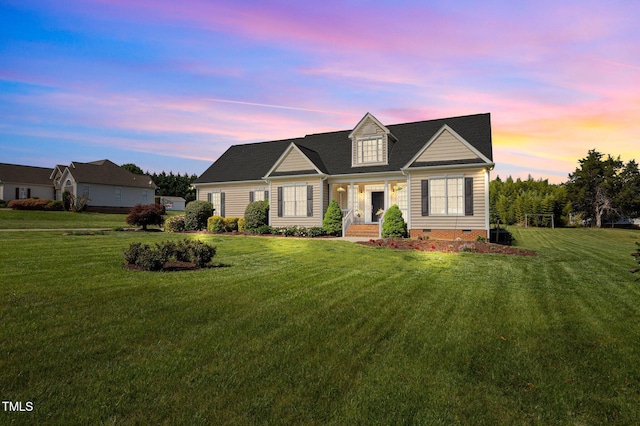 281 Derwin Dr, Timberlake, NC 27583 - view of front of house featuring crawl space and a front lawn