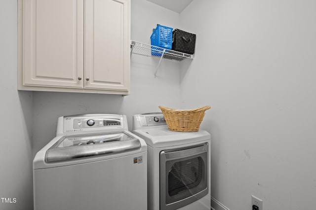 281 Derwin Dr, Timberlake, NC 27583 - clothes washing area with washer and dryer and cabinet space