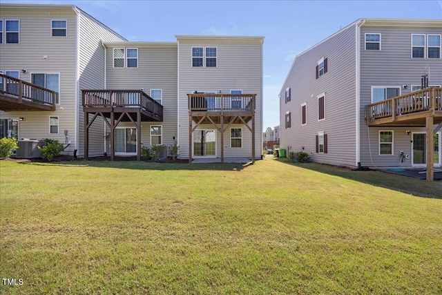 926 Romeria Dr, Durham, NC 27713 - rear view of house with a yard and cooling unit