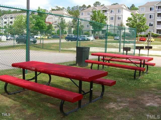 surrounding community with fence