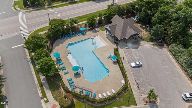 2057 Tanners Mill Dr, Durham, NC 27703 - view of subject property with a pool