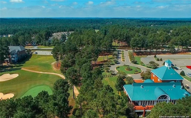 35 Shining Water Ln, Spring Lake, NC 28390 - aerial view of a forest and a golf course