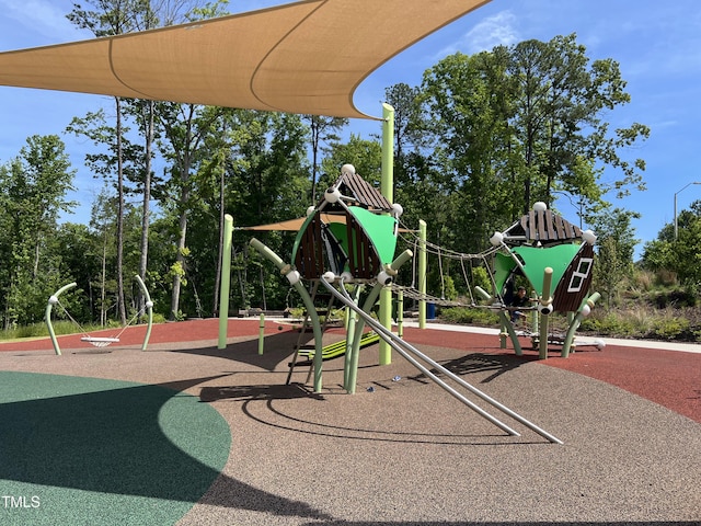 view of communal playground