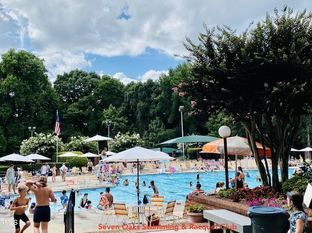 community pool featuring a patio