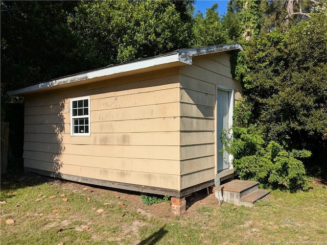 1829 Martindale Dr, Fayetteville, NC 28304 - view of outdoor structure with entry steps