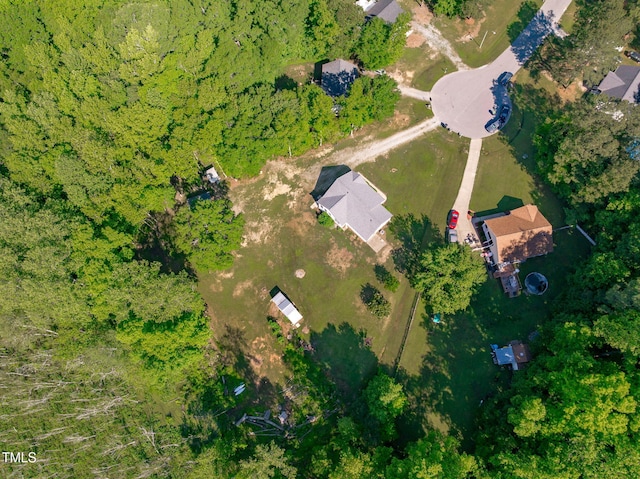 aerial view of property's location