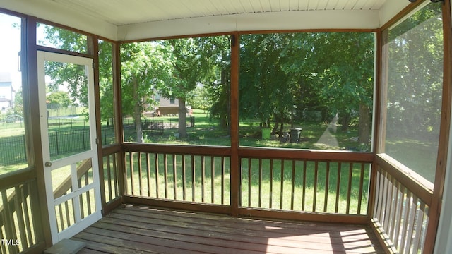 919 Middle Ground Ave, Rolesville, NC 27571 - view of unfurnished sunroom