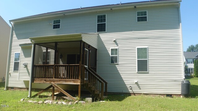 919 Middle Ground Ave, Rolesville, NC 27571 - rear view of house featuring a sunroom