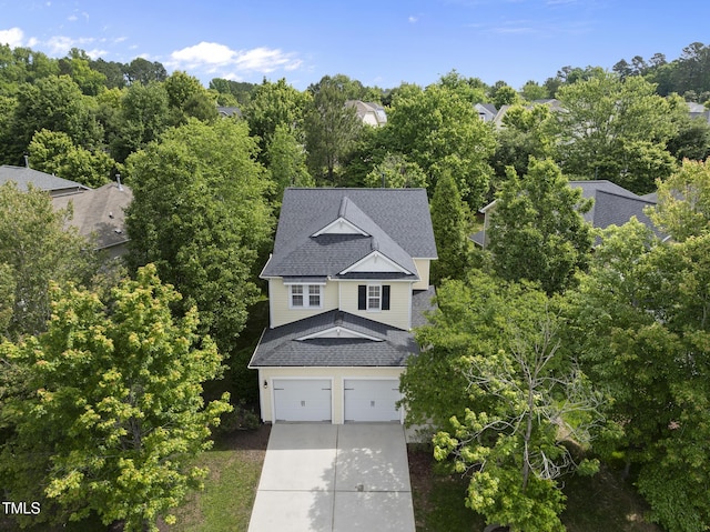 view of subject property