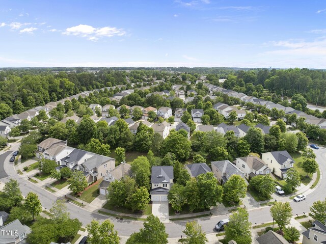 aerial perspective of suburban area