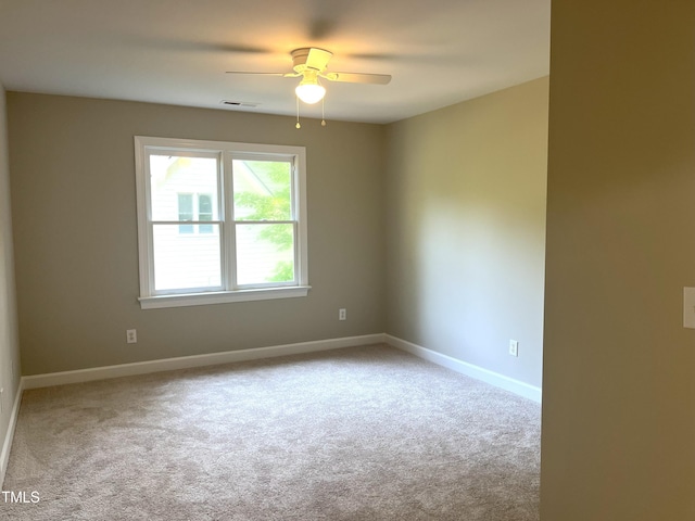 8100 Laurel Mountain Rd, Raleigh, NC 27613 - spare room with carpet and a ceiling fan