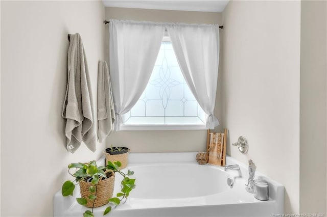 6955 S W St, Godwin, NC 28344 - bathroom featuring a garden tub