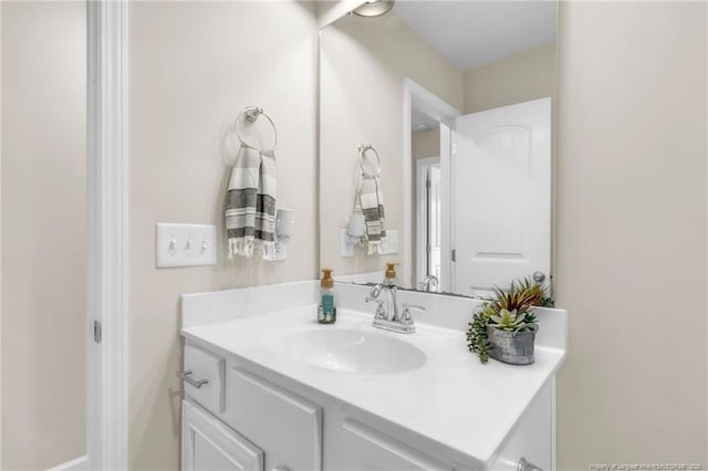 6955 S W St, Godwin, NC 28344 - bathroom featuring vanity