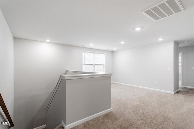 212 Sea Trail St, Hillsborough, NC 27278 - spare room featuring recessed lighting and light colored carpet