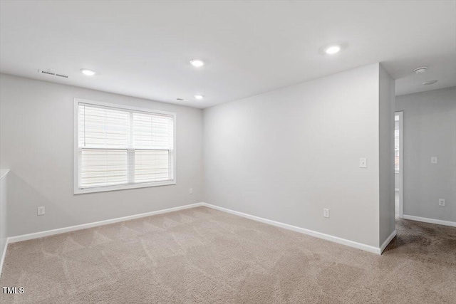 212 Sea Trail St, Hillsborough, NC 27278 - carpeted spare room with recessed lighting