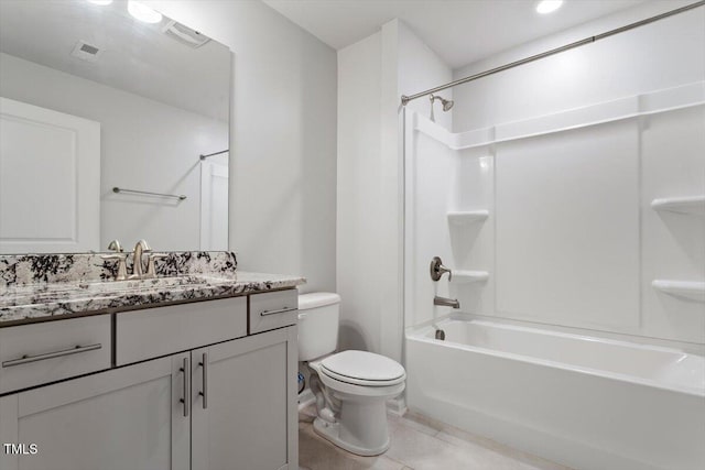 212 Sea Trail St, Hillsborough, NC 27278 - full bath featuring vanity, bathing tub / shower combination, and tile patterned flooring