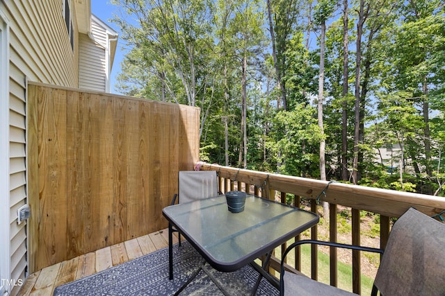 4157 Trevino Dr, Durham, NC 27704 - wooden deck with outdoor dining area