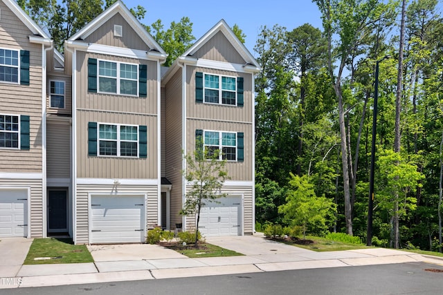 4157 Trevino Dr, Durham, NC 27704 - view of front of property with concrete driveway