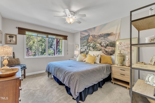 10909 Raven Rock Dr, Raleigh, NC 27614 - carpeted bedroom with baseboards and ceiling fan