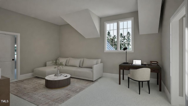 913 Tyrrell Rd, Raleigh, NC 27609 - living area featuring baseboards and carpet