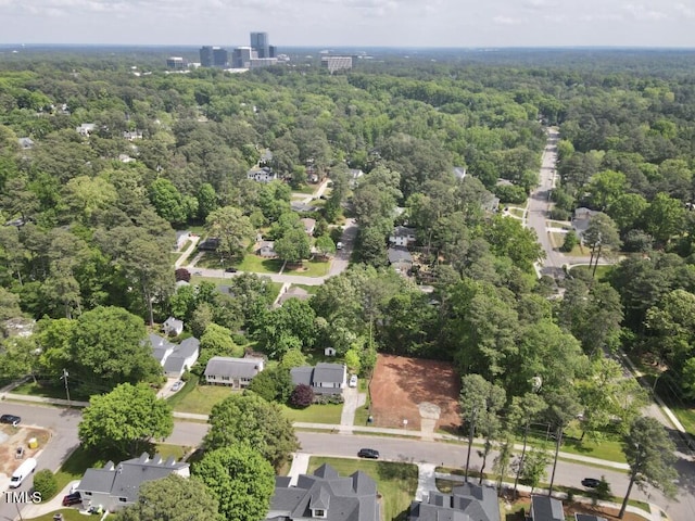 913 Tyrrell Rd, Raleigh, NC 27609 - bird's eye view of a heavily wooded area