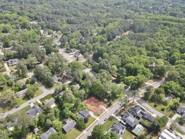 913 Tyrrell Rd, Raleigh, NC 27609 - aerial view of a heavily wooded area
