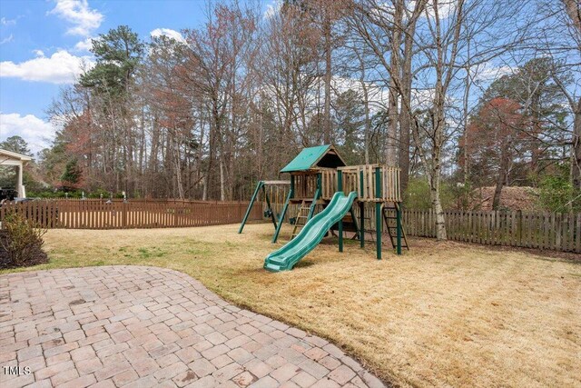 view of play area