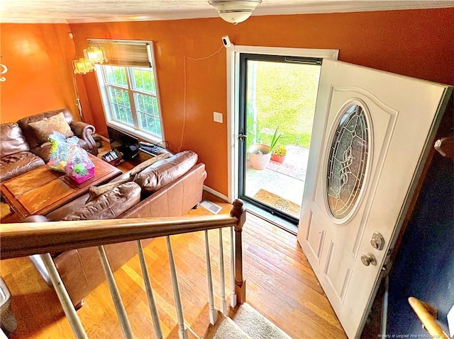 429 Bristlecone Rd, Fayetteville, NC 28311 - entryway with wood finished floors
